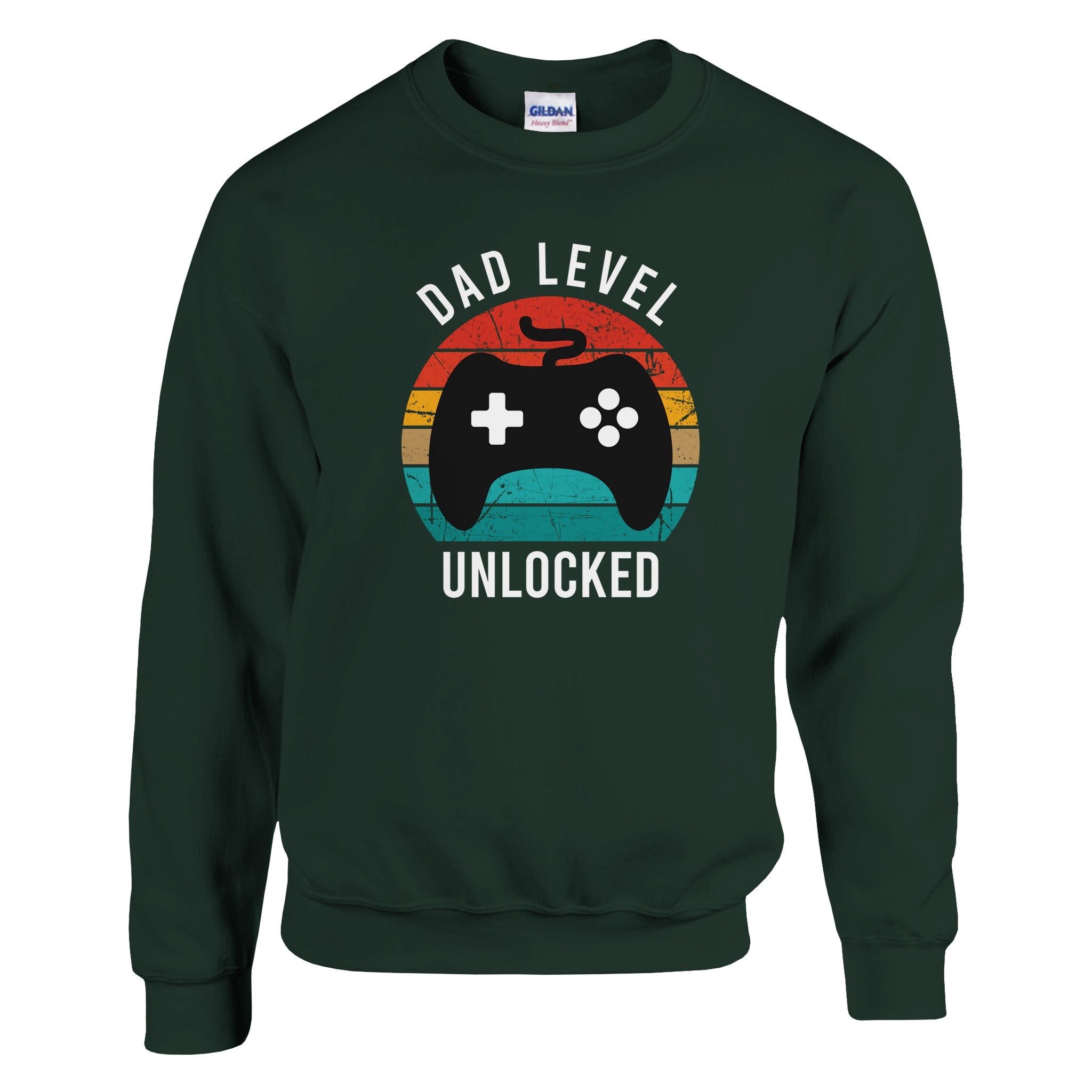 Dad Level Unlocked Crewneck Sweatshirt – Perfect Gift for Fathers