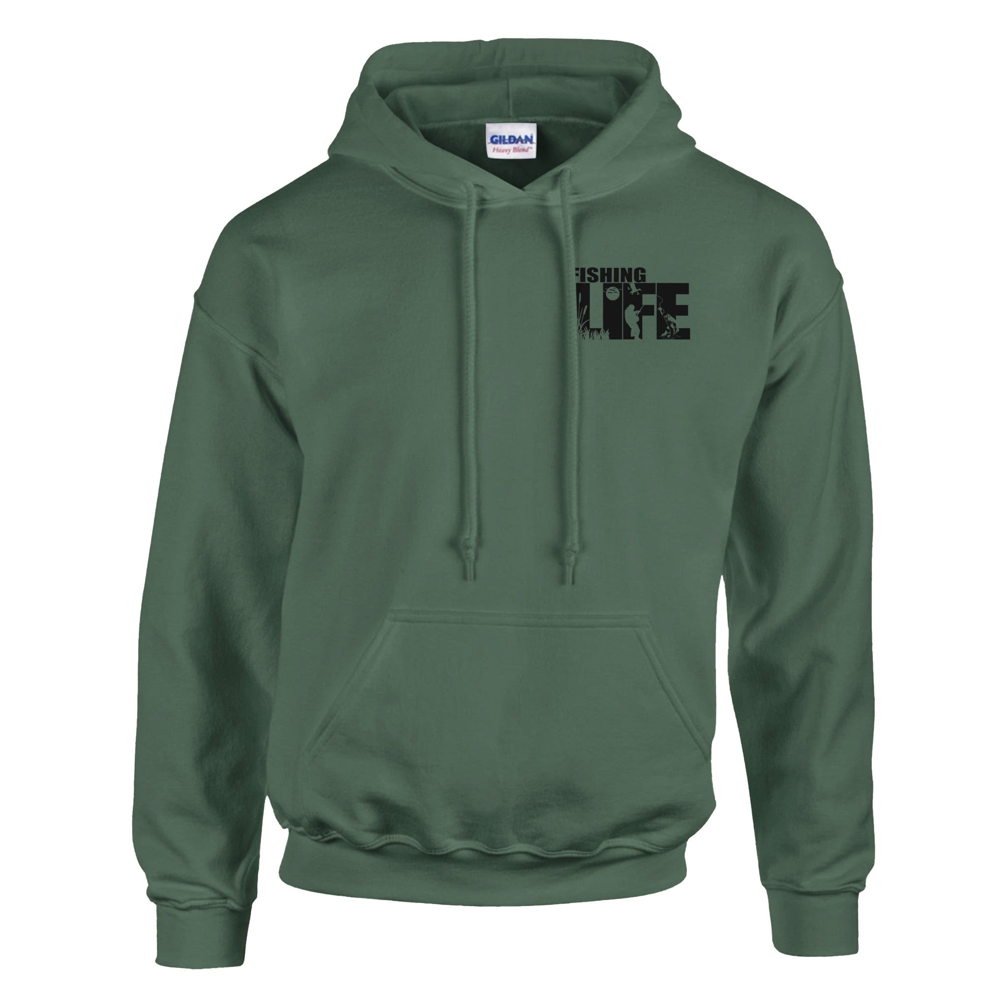 Fishing Life Heavy Blend Hoodie - Ultimate Comfort for Anglers