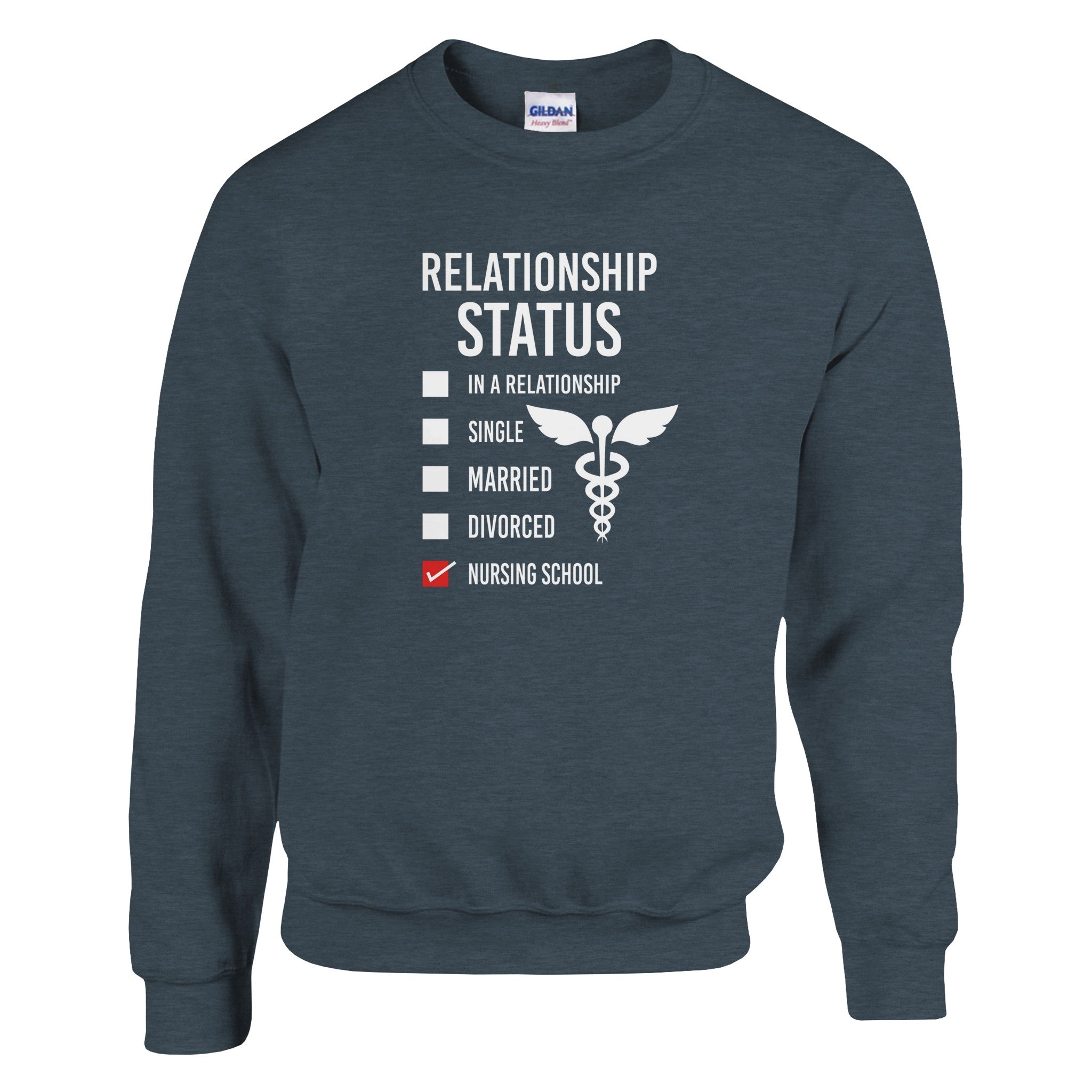 Relationship Status Soft and Durable Crewneck Sweatshirt