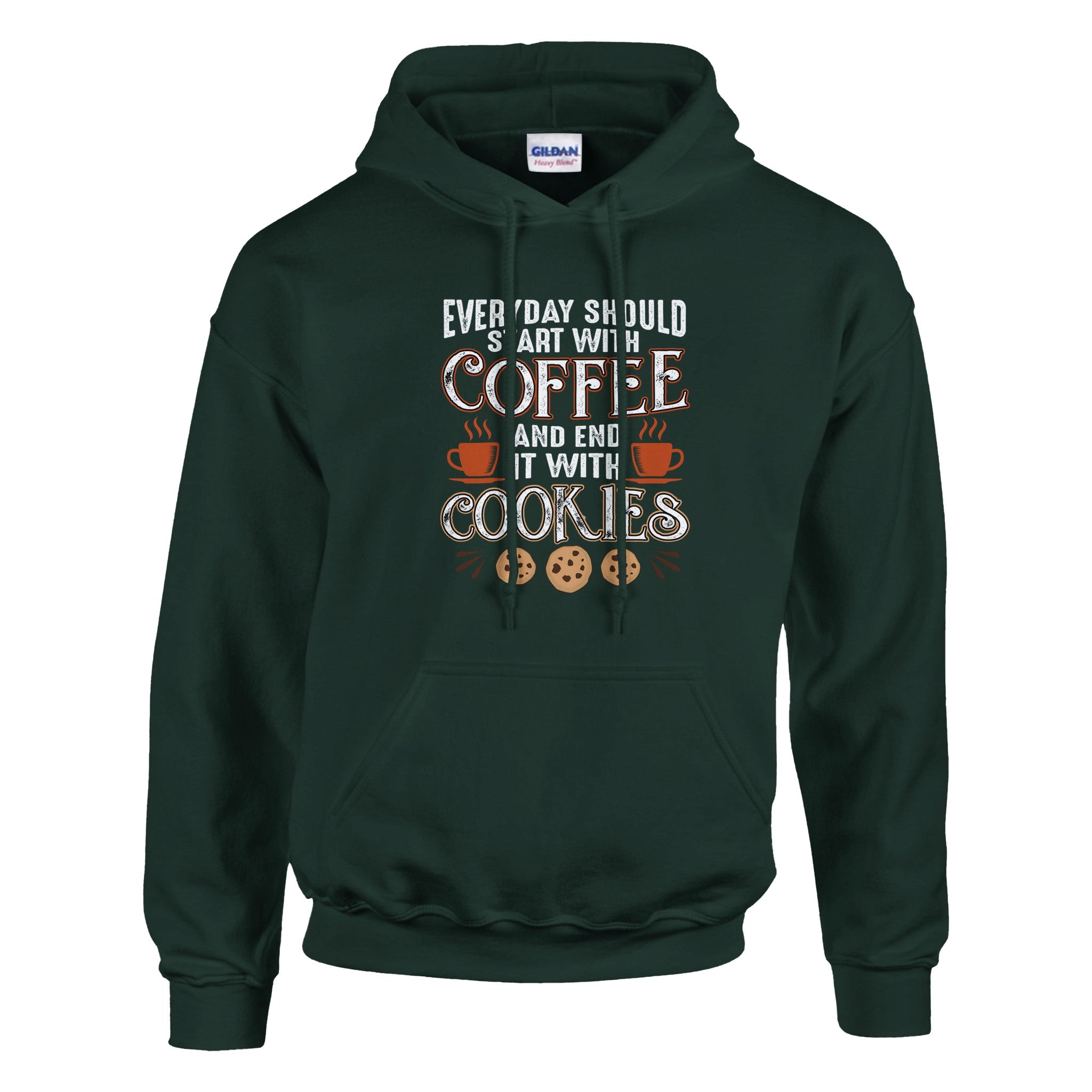 Coffee and Cookies Hoodie - Start Your Day with Style and Snacks