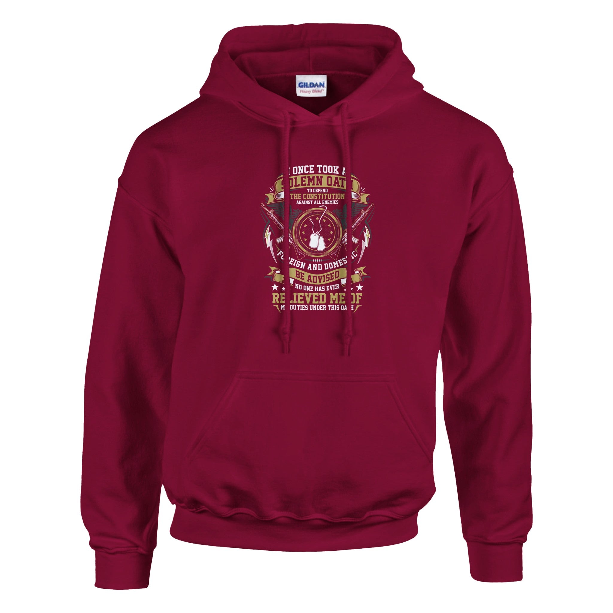 I Once Took A Solemn Oath Veteran Hoodie