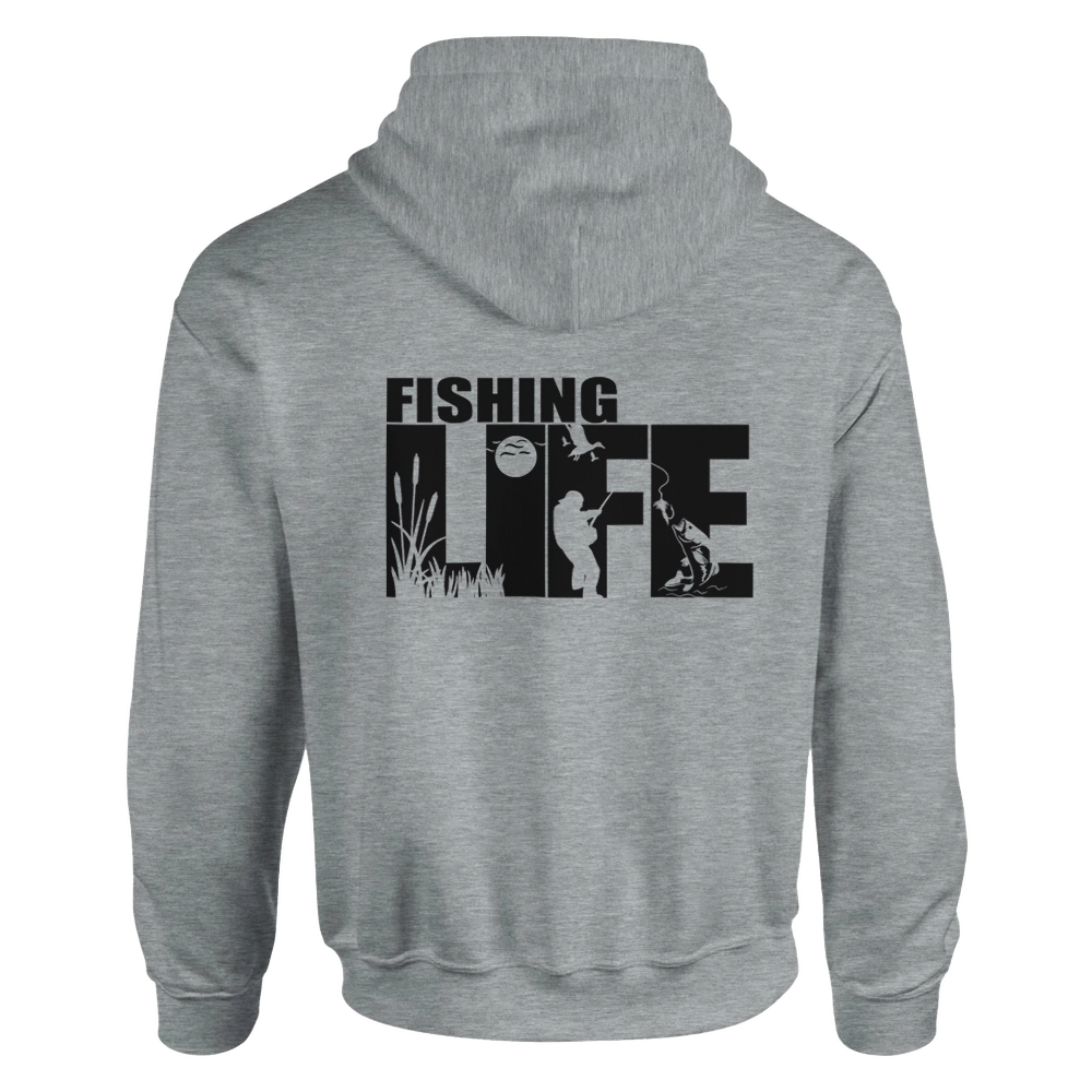 Fishing Life Heavy Blend Hoodie - Ultimate Comfort for Anglers