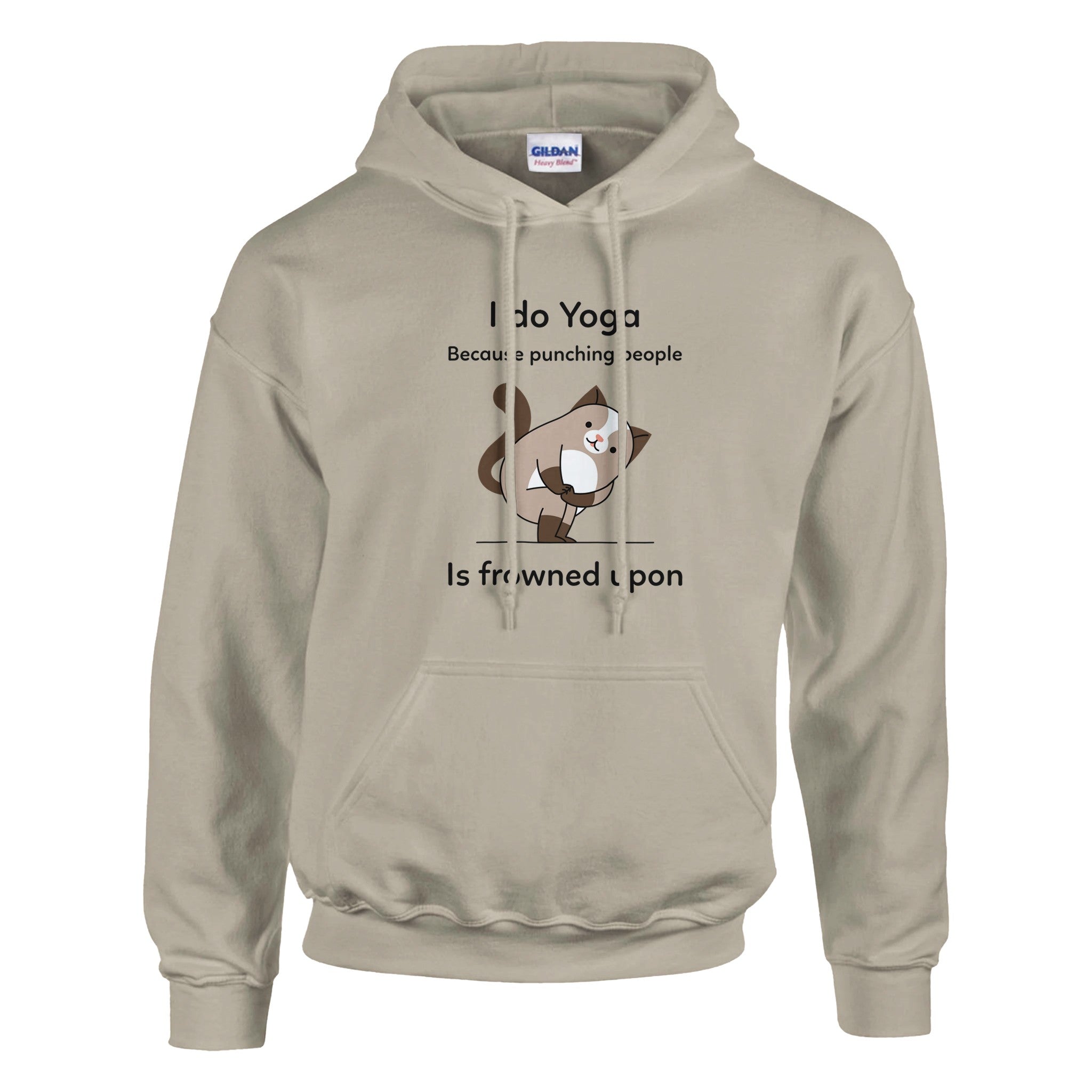 I Do Yoga Hoodie Zen AF - Your Peaceful Warrior Uniform